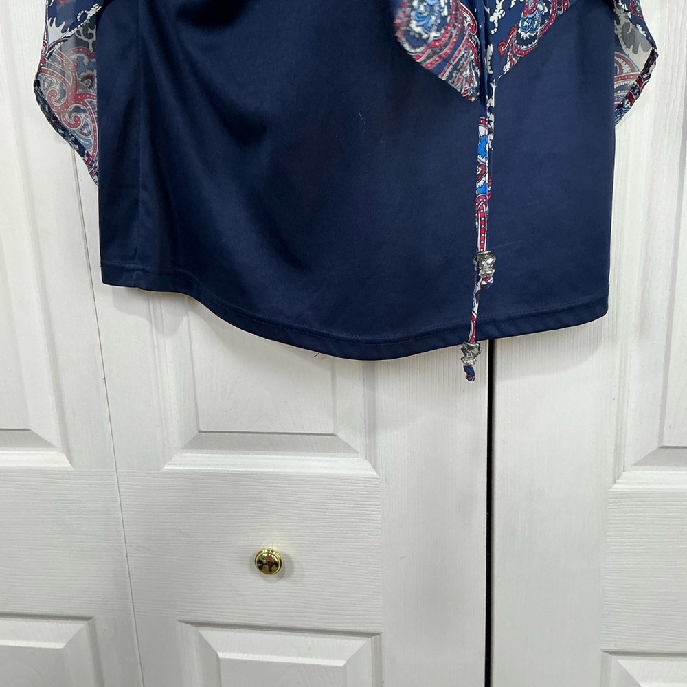 🖤 Westport 1962 Red White and Blue Blouse - Large - Picture 3 of 6
